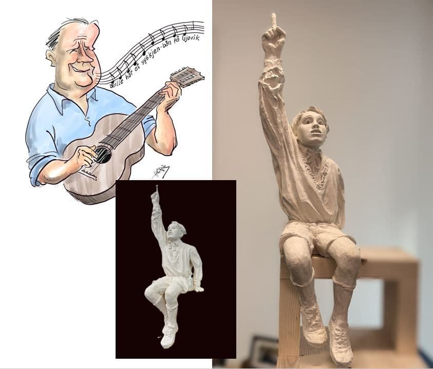 God respons på "avdukingen" av skulpturen på Pensjonistuniversitetet